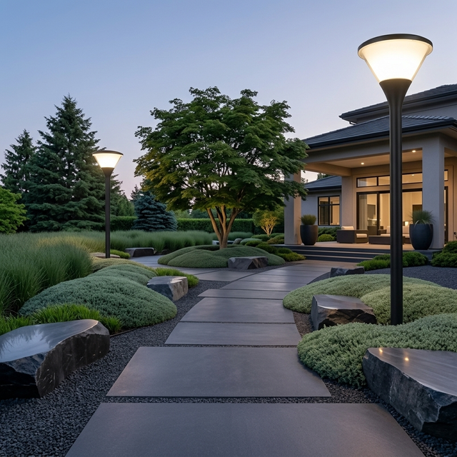 Fabricante de luz LED h&iacute;brida solar e AC para jardim para atacado e projetos SL-110